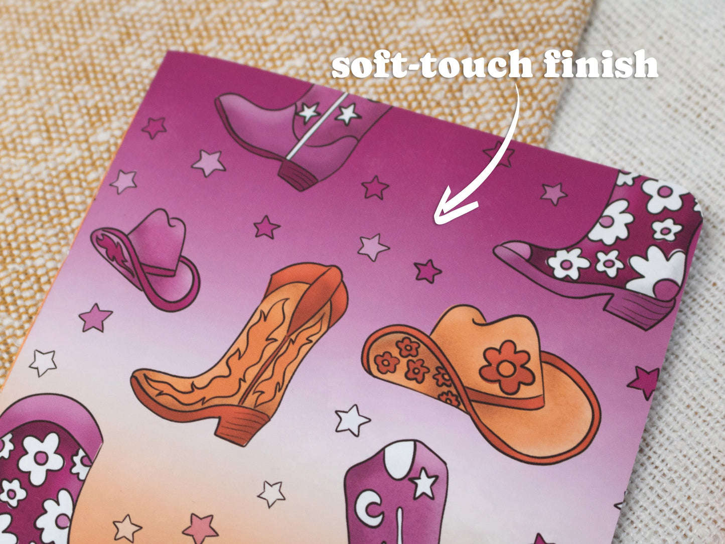 Notebook with Howdy Design