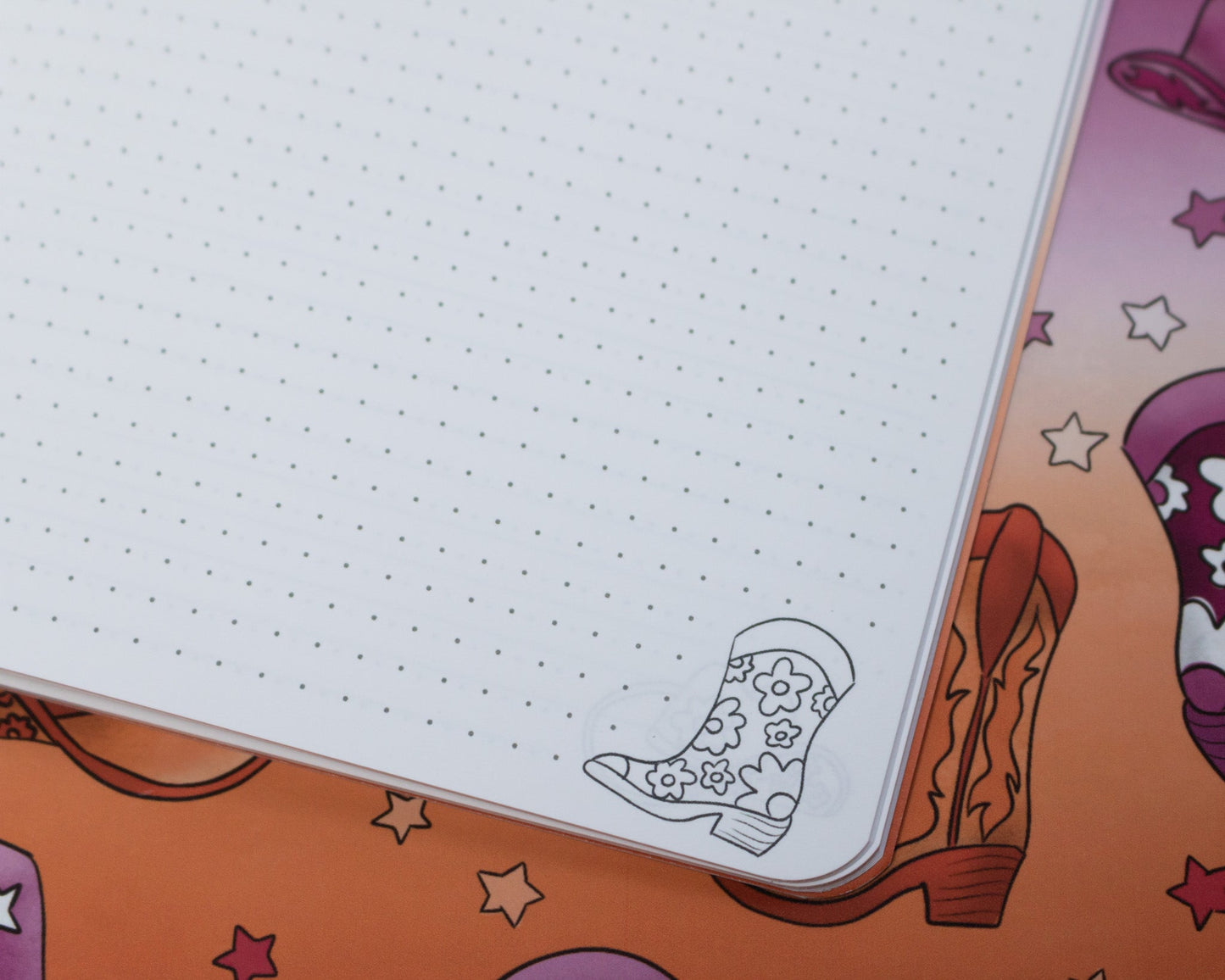 Notebook with Howdy Design