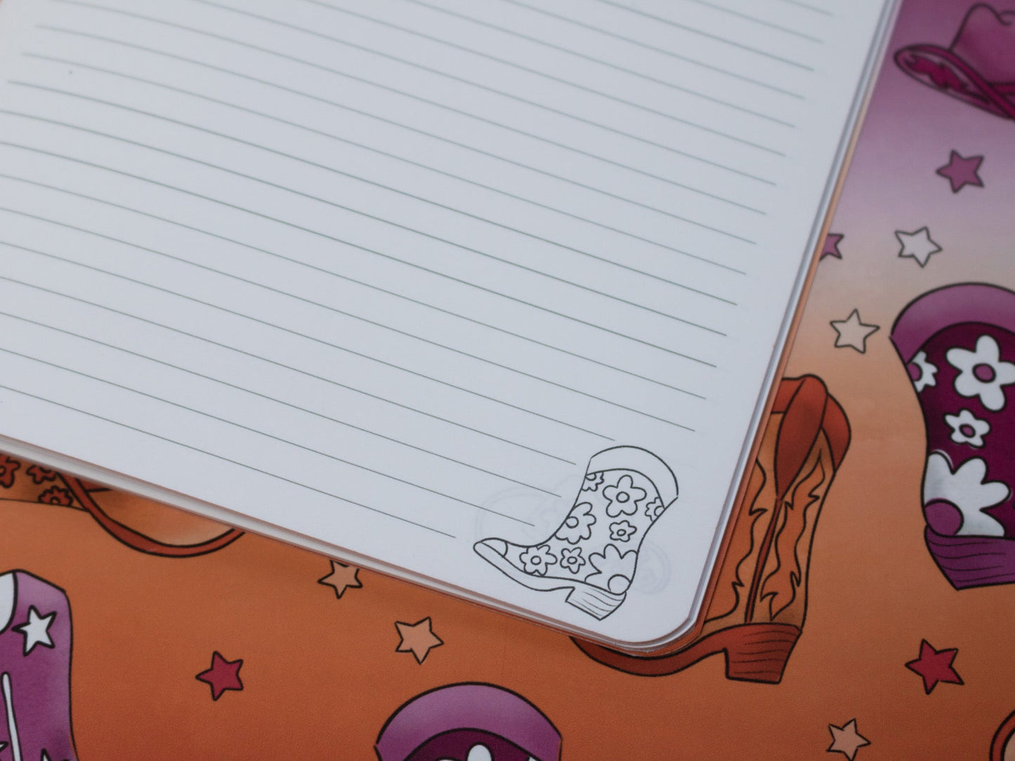 Notebook with Howdy Design