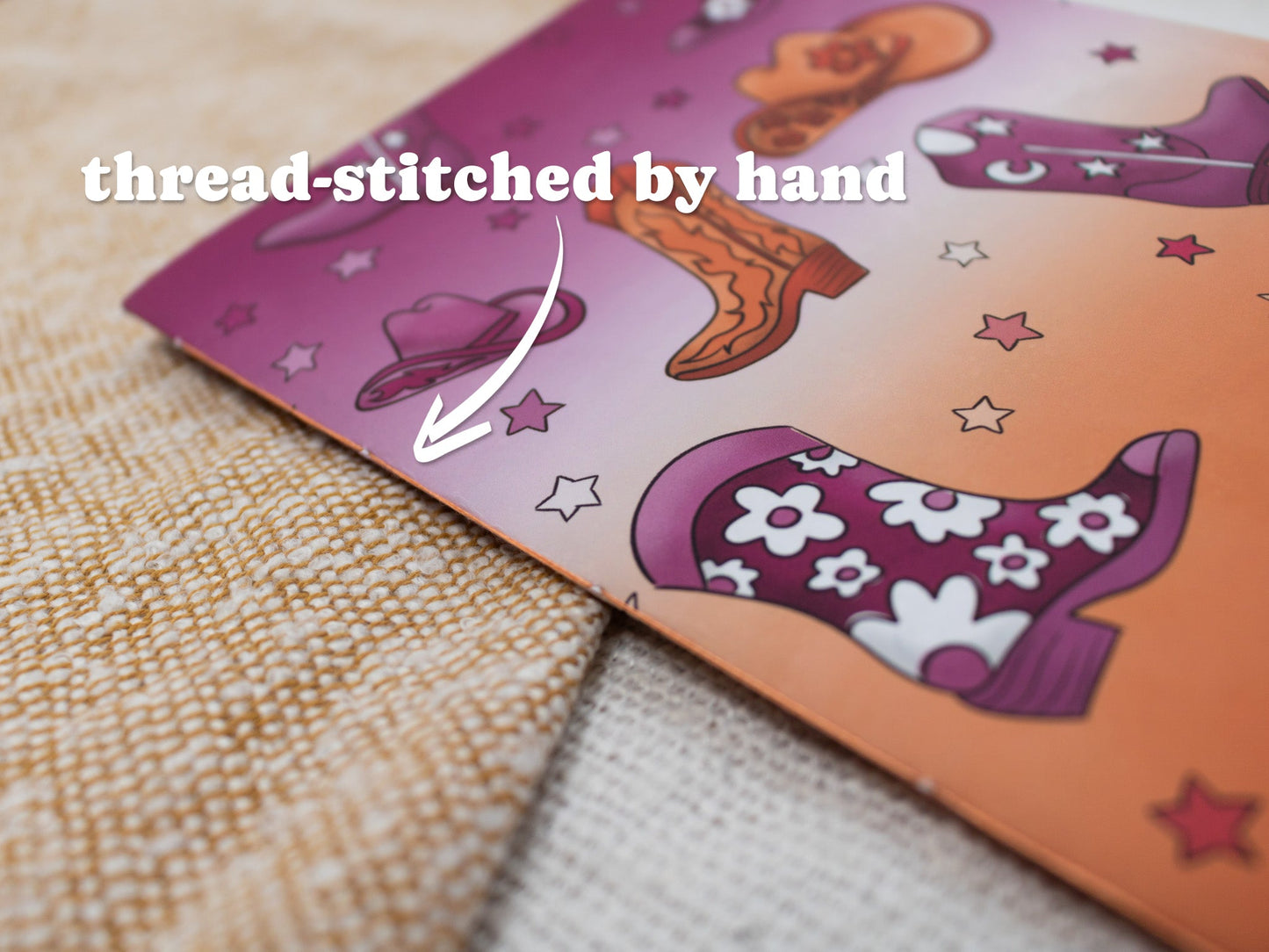 Notebook with Howdy Design