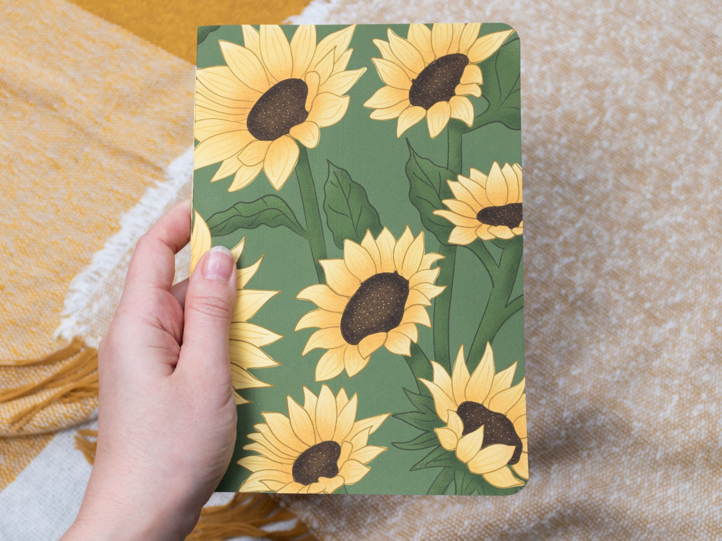 Sunflower A5 Handmade Notebook