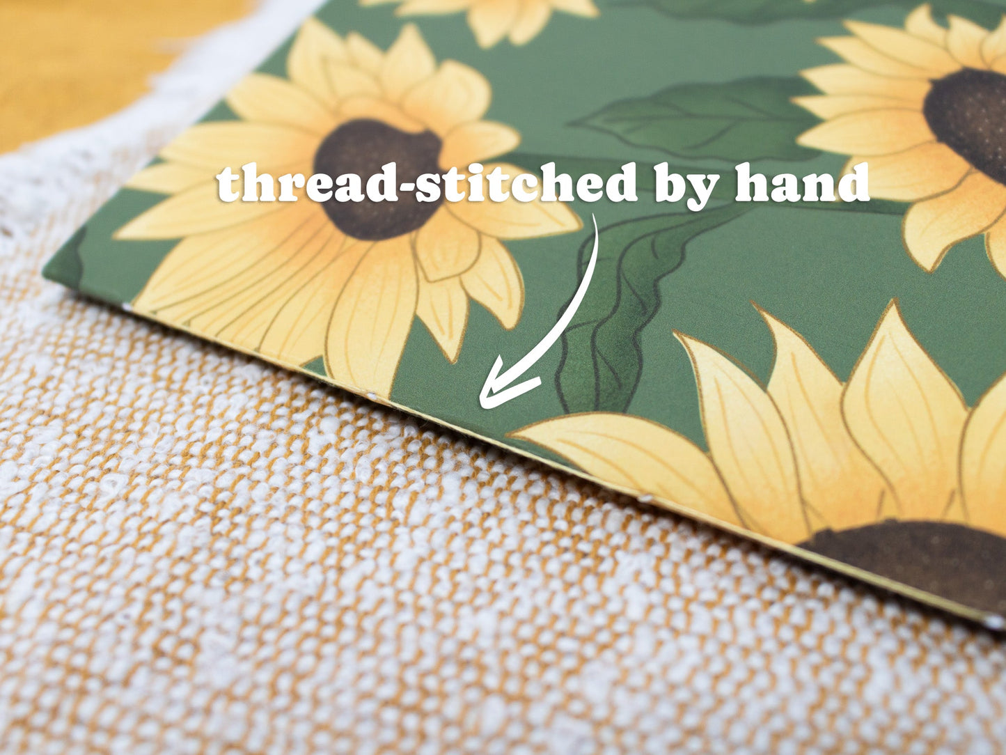 Sunflower A5 Handmade Notebook