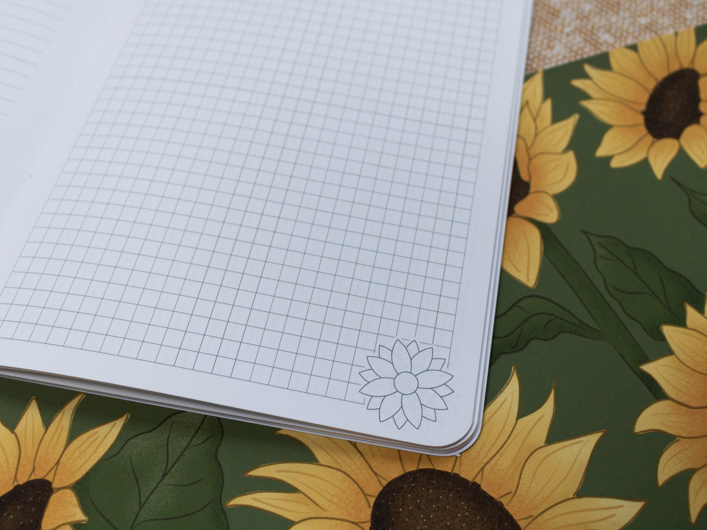 Sunflower A5 Handmade Notebook